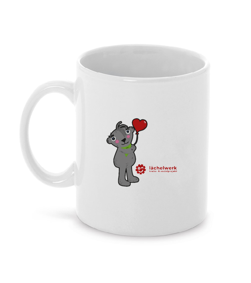 Keramiktasse White "Uwe" B