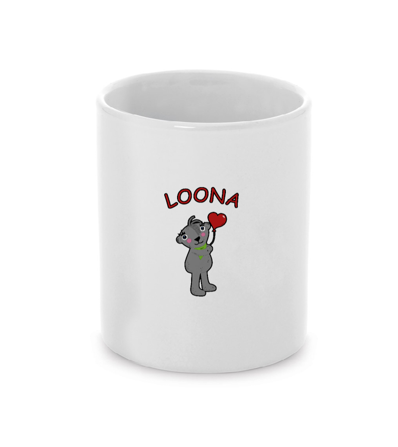 Keramiktasse White "Isack" A