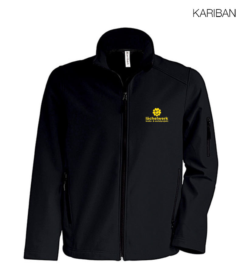 Kariban Kinder Softshelljacke Black "Anton"